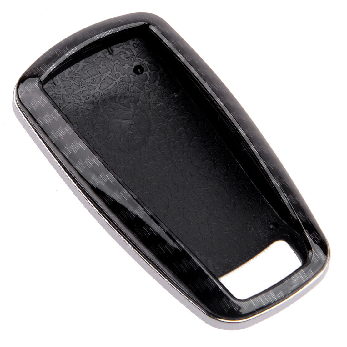 1x Carbon Fiber Style Remote Key Case Shell Fob Fit For Audi A5 Q5 Q7 S5 17-20