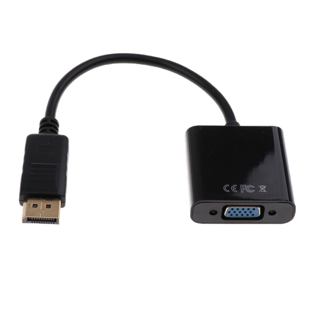 Display Port to VGA Adapter Cable - 1080p - DP to VGA Converter