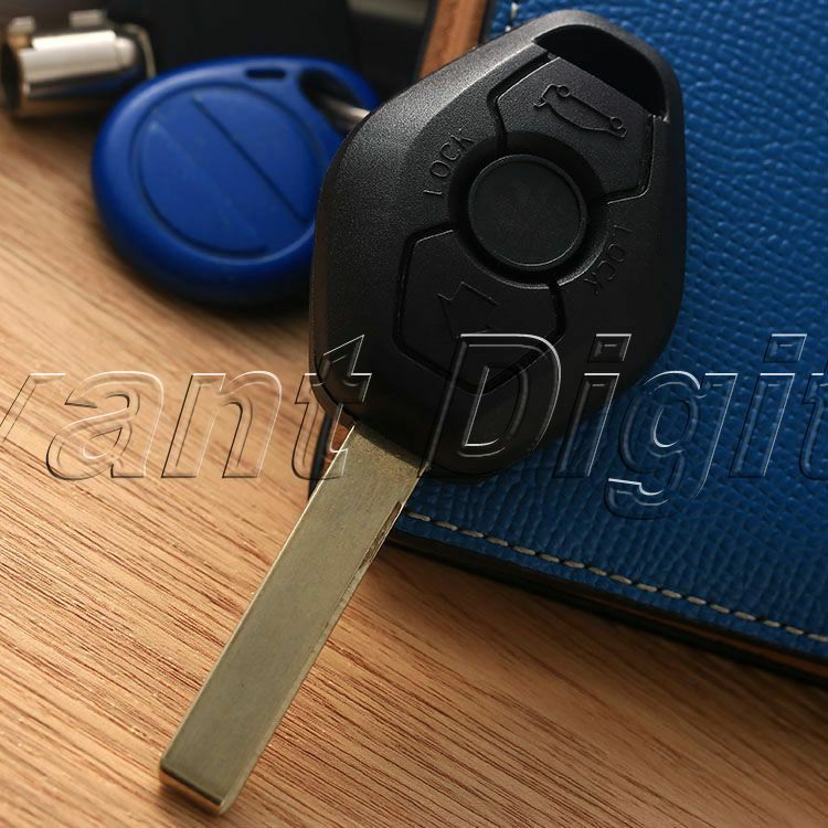 Replacement Keyless Entry Blank Uncut Blade Remote Key Fob Shell Case For