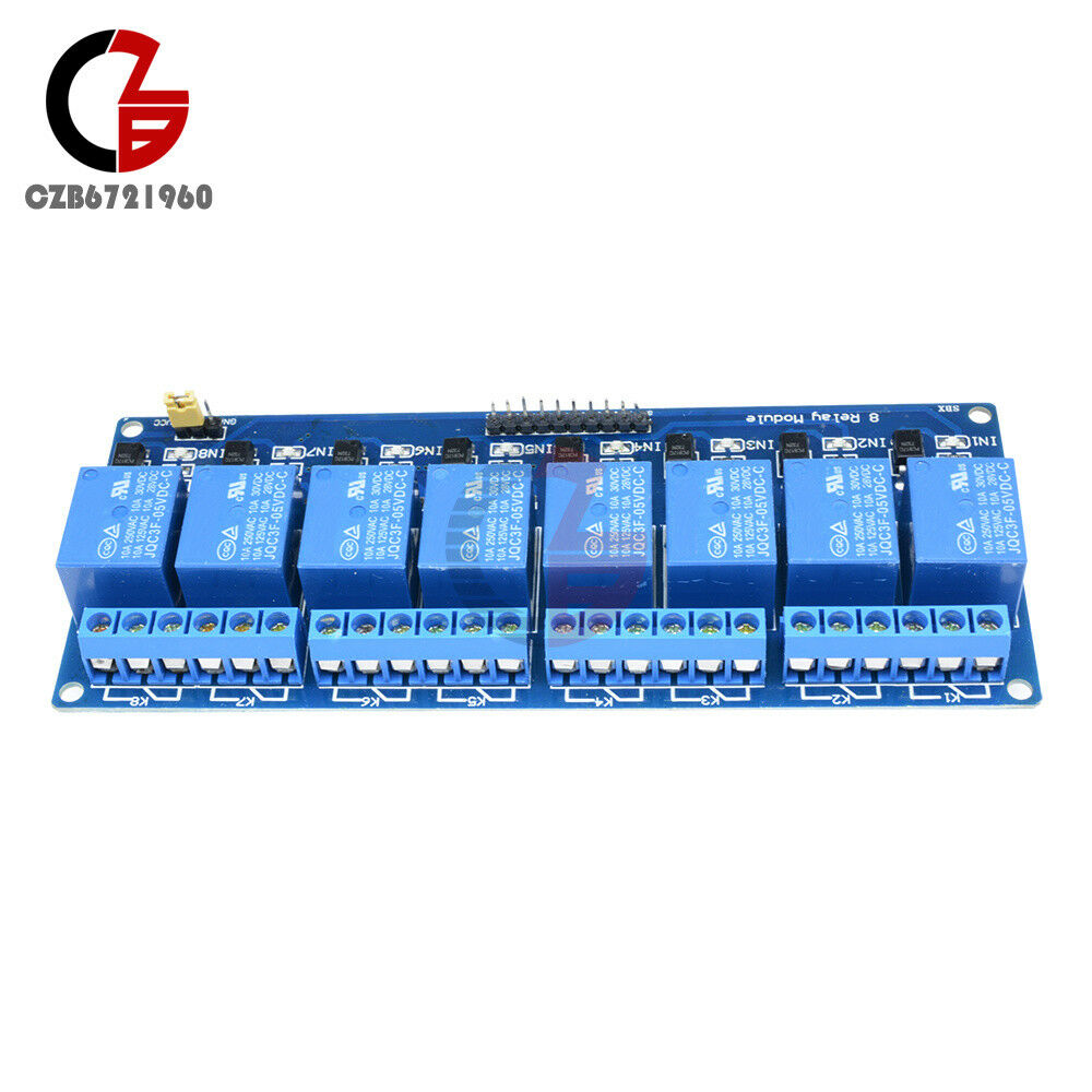 2PCS 8-Channel 5V Relay Shield Module Board Optocoupler module Arduino ARM AVR