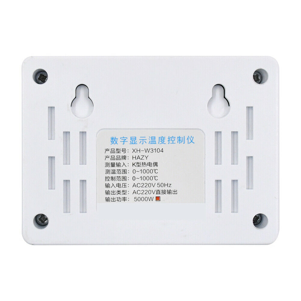 AC220V Digital Thermostat Thermocouple High Temperature Industrial Temperature