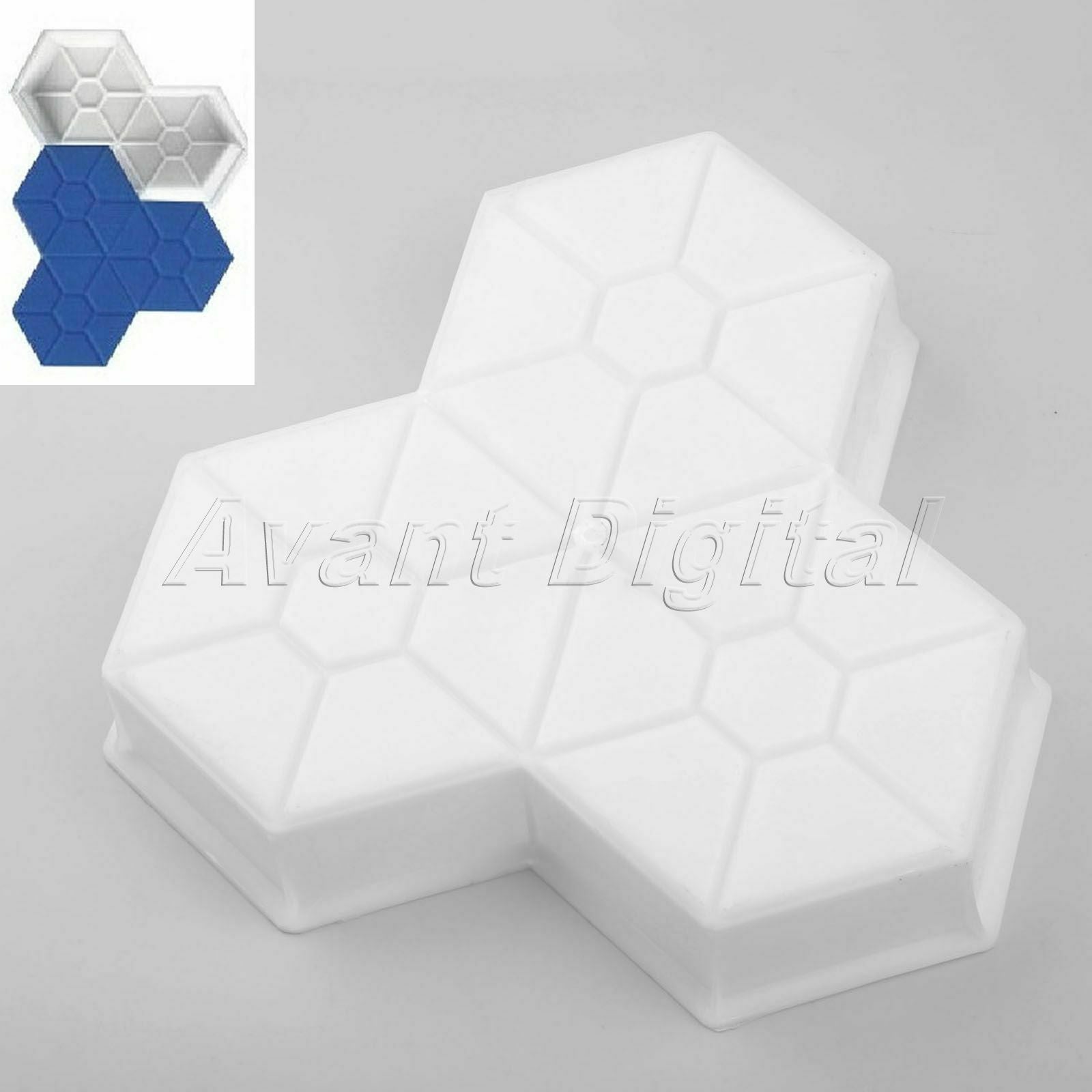 1pc Maple Leaf Shape Garden Path Concrete Brick Mold Paving Pavement Maker Mould