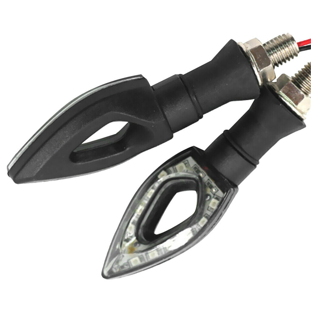 1 xYellow light Motorcycle LED Turn Signal Indicator Lights 12 Leds 12V