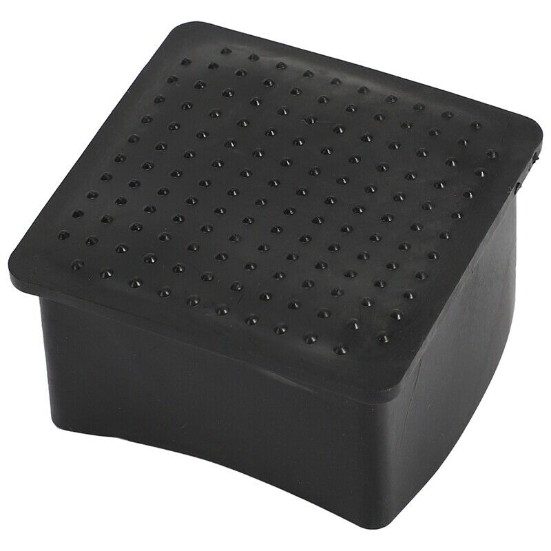 Square Black Rubber 50mmx50mm Foot for Table Chair Leg G4H8H8