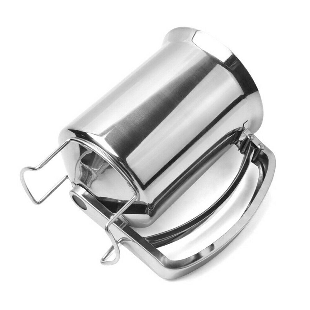 Pancake Cupcake Batter Dispenser Tool - Stainless Steel - Baking Holds Cup Too @