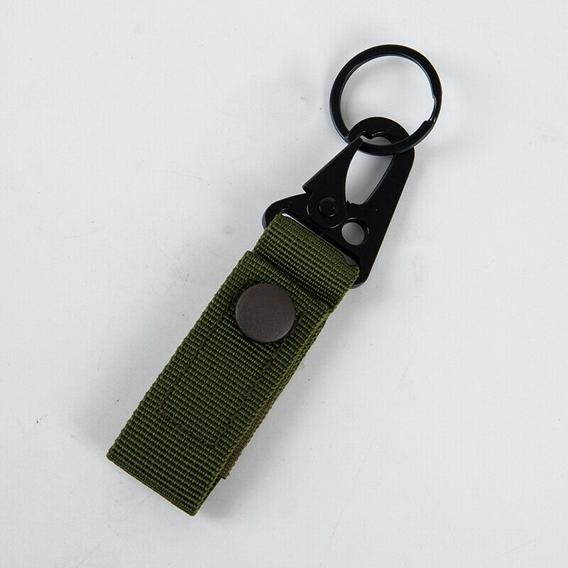 bushcraft Carabiner High Strength Nylon Key Hook MOLLE WebbingFCA