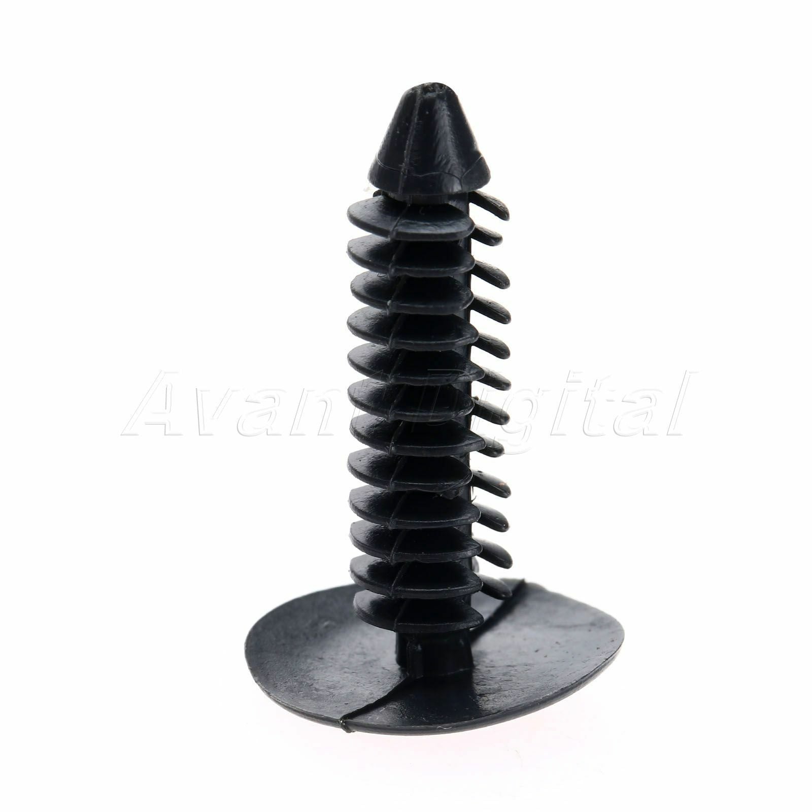 50 Plastic Screw Fastener Rivet Bumper Hood Fender Splash Guard Retainer Clips