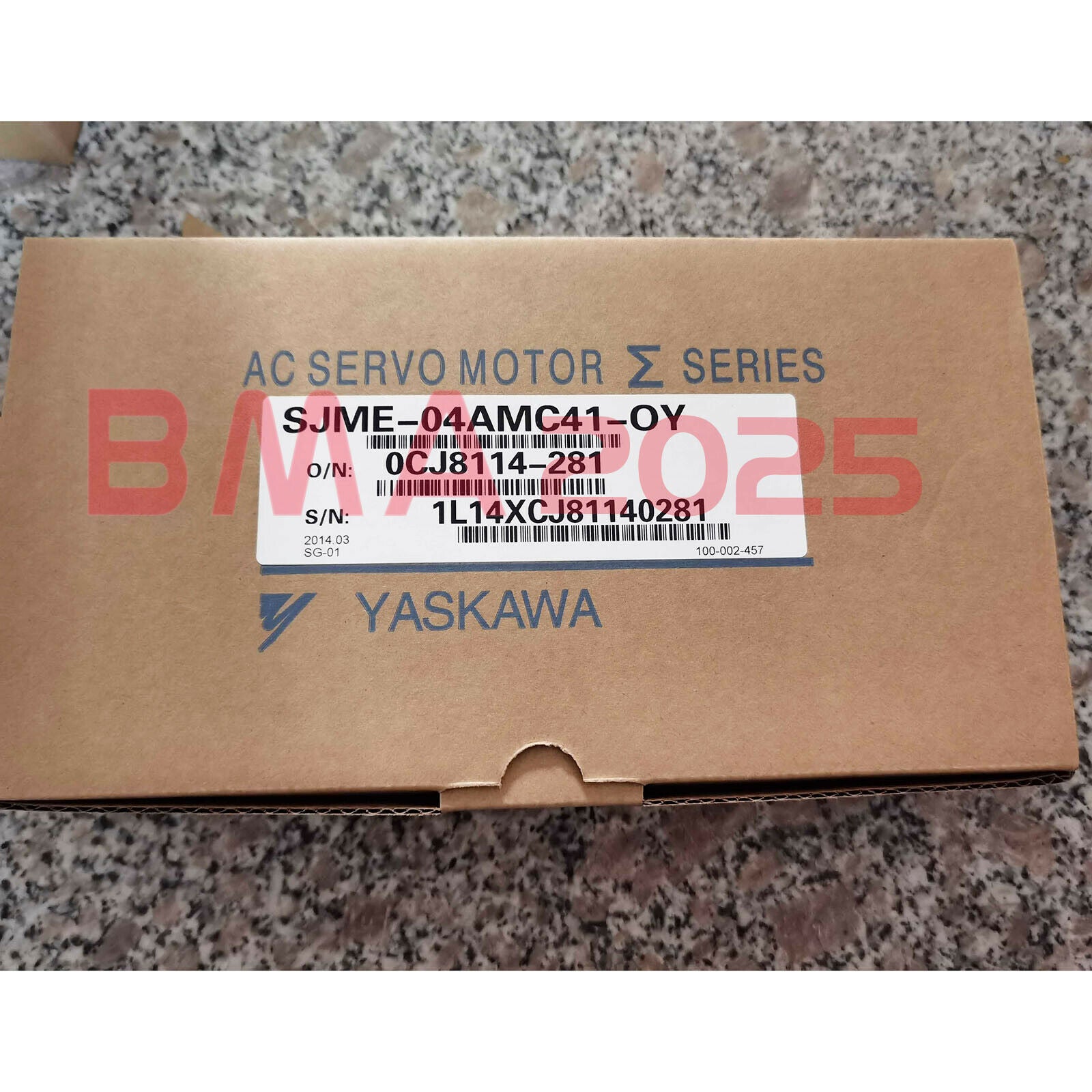1PC Brand New AC servo motor SJME-04AMC41-OY 1 year warranty free Ship YS9T