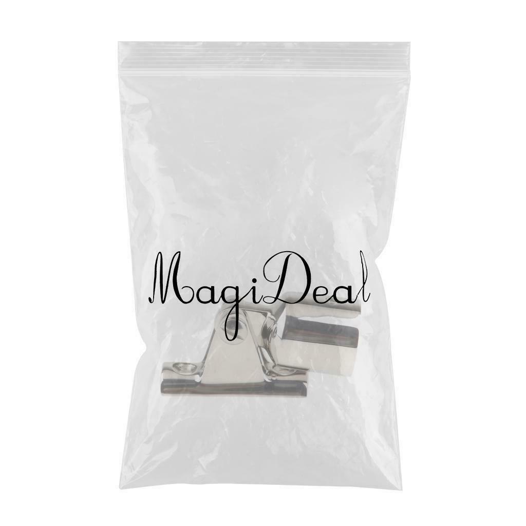 1in 25mm Marine Bimini Fittings Top   Eye End Deck Hinge 316 Stainless Steel