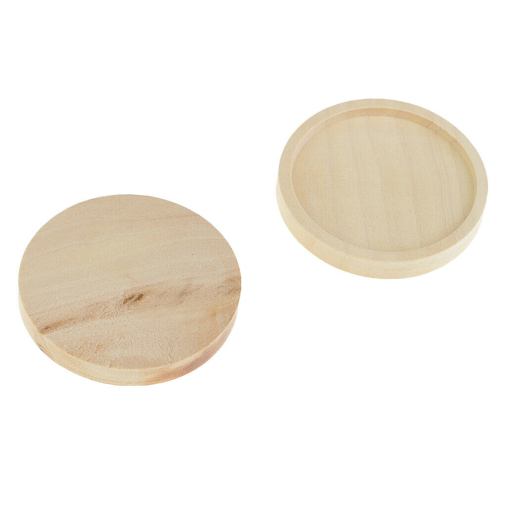 10pcs 30mm wood pendant cabochon charm fixing base