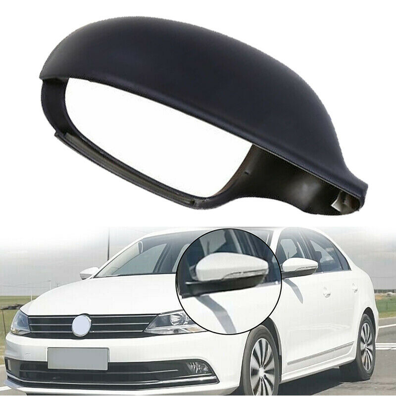 Matte Black Right Side Rear View Mirror Cover Cap For VW Golf Variant 2010-14