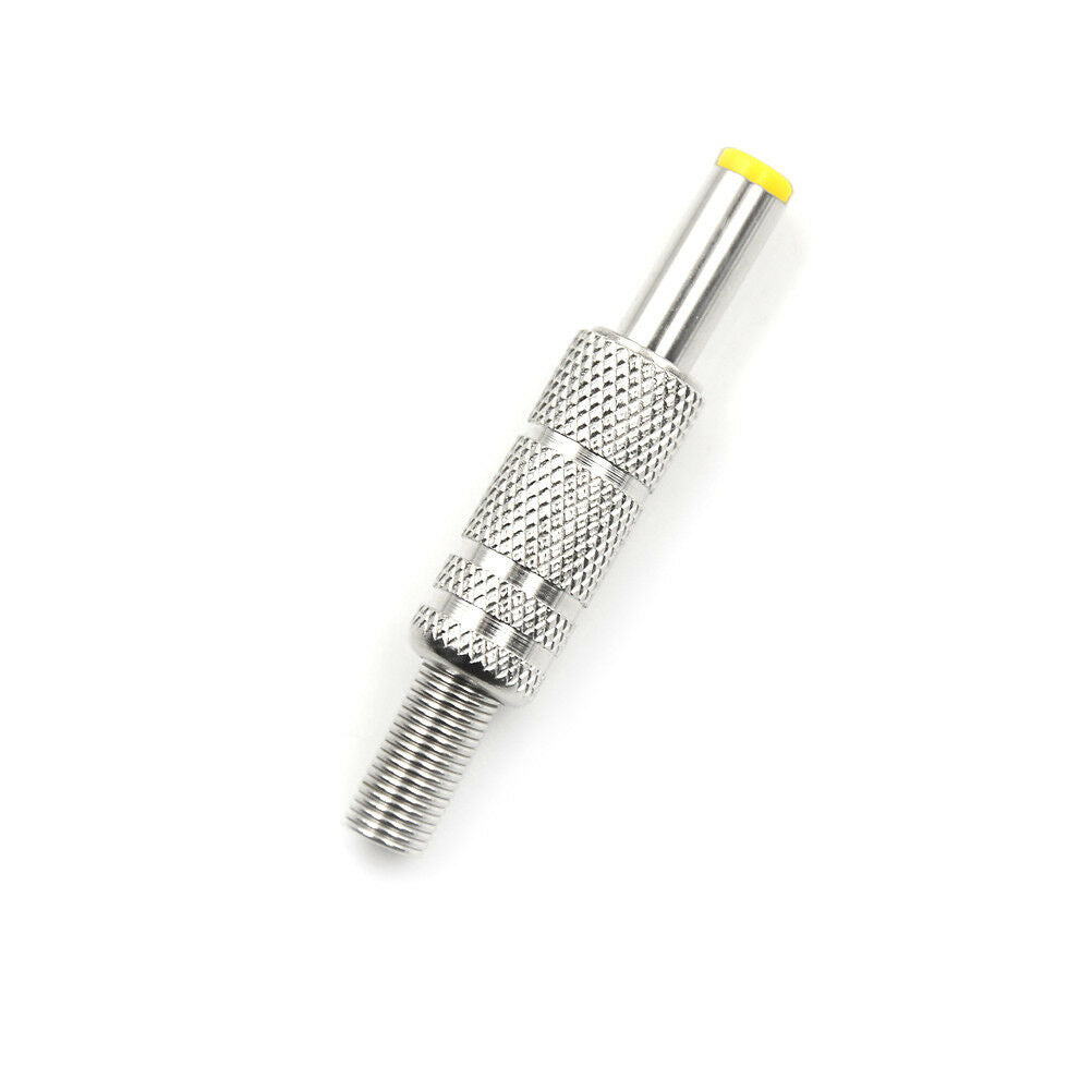 1Pc Metal 5.5*2.5mm DC Power Male Plug Jack Adapter Connector Plug 12V DSUKM Pb