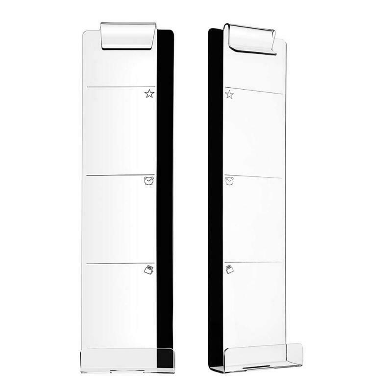 Acrylic Monitor Messag for Computer 2 Pieces Mobile Phone Support Record Thing