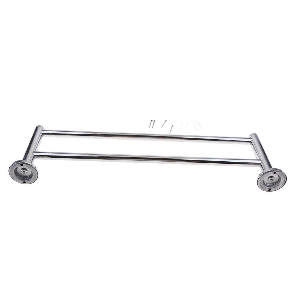18 Inch Double Towel Bar Bathroom Shower Organization Bath Dual Towel Hanger