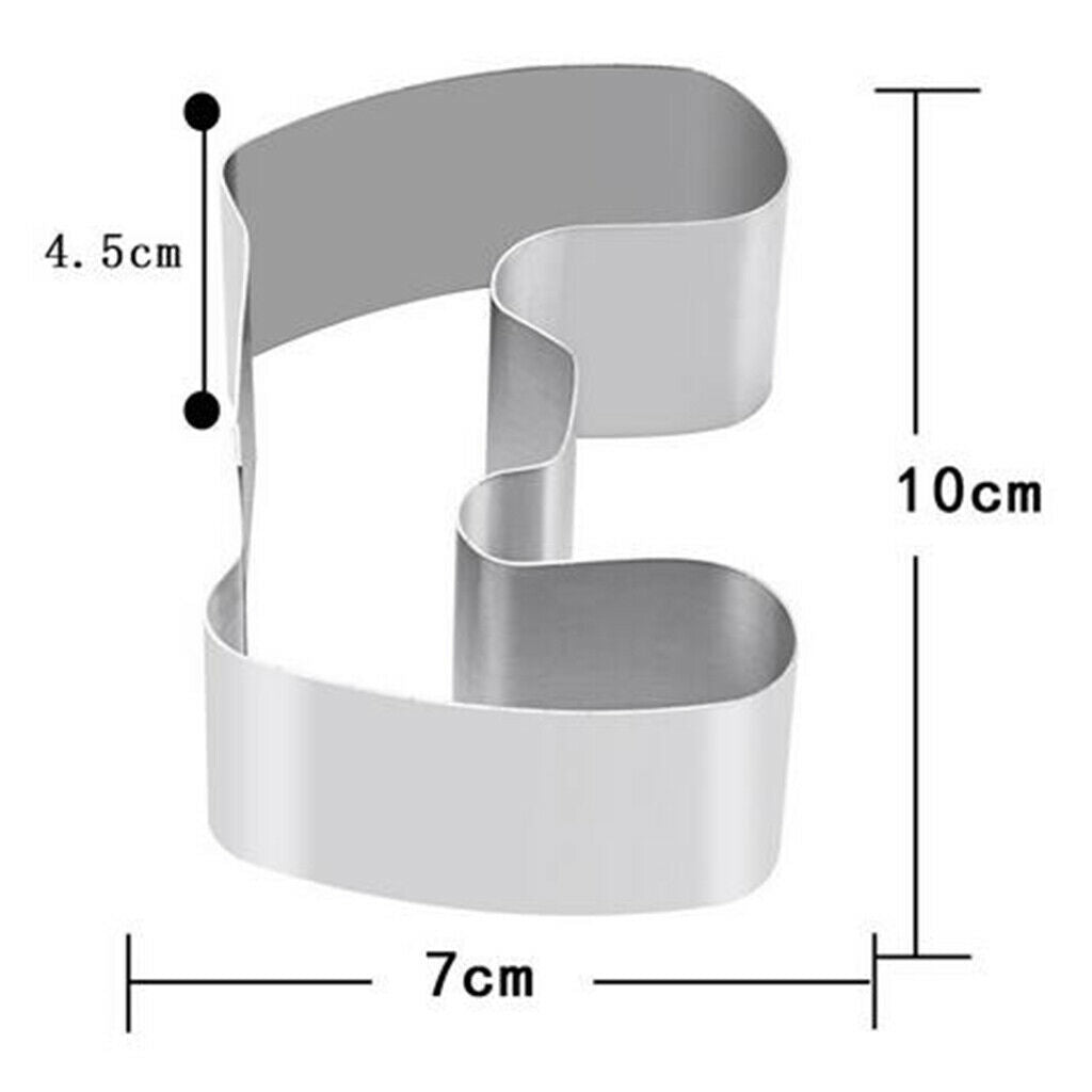 4pcs Cookie Biscuit Cutter DIY Stainless Steel Moulds Baking Tools LOVE