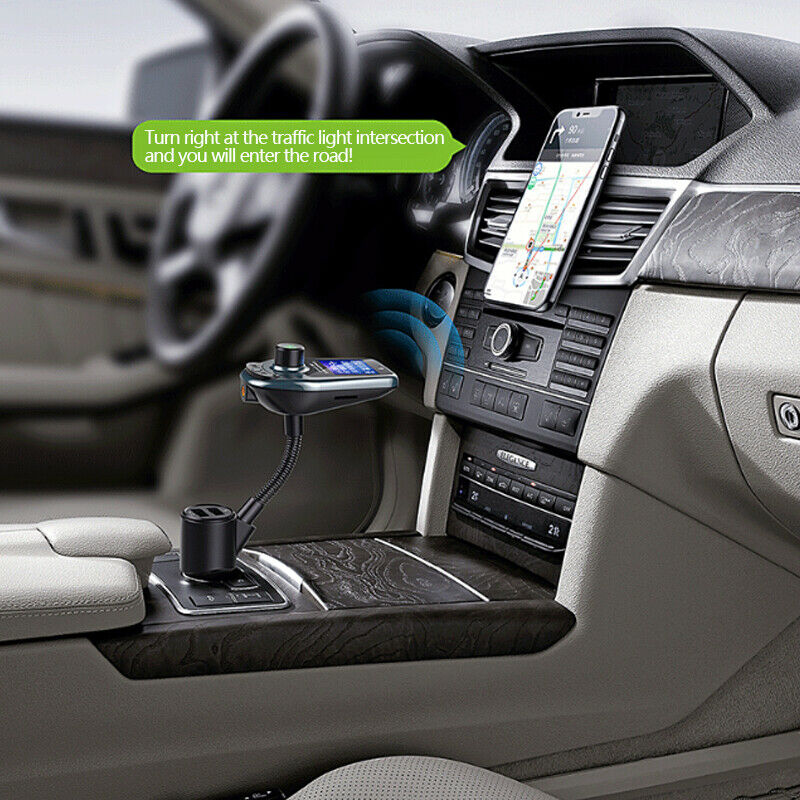 12-24V Car SUV Cigarette Lighter Socket  Dual USB Charger MP3 Player Transmitter