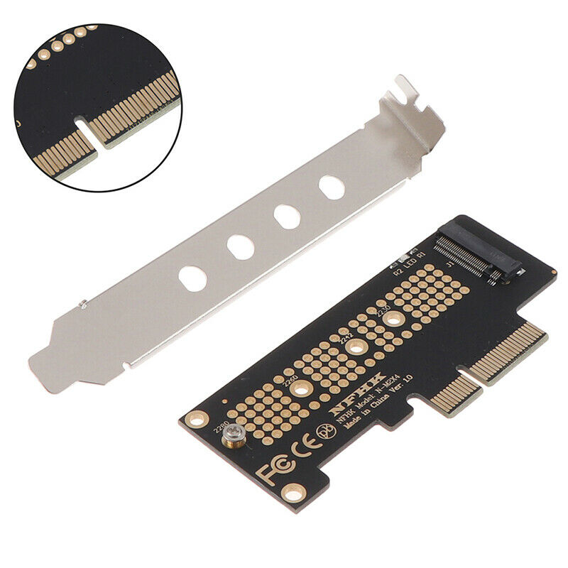 M.2 NVMe SSD NGFF TO PCIE 3.0 X4 adapter M Key interface HcJ Lt