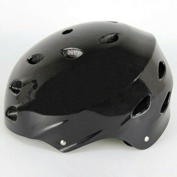 Unisex Helmet Black Skateboard Longboard Helmet Head Protective Gear Adjustable