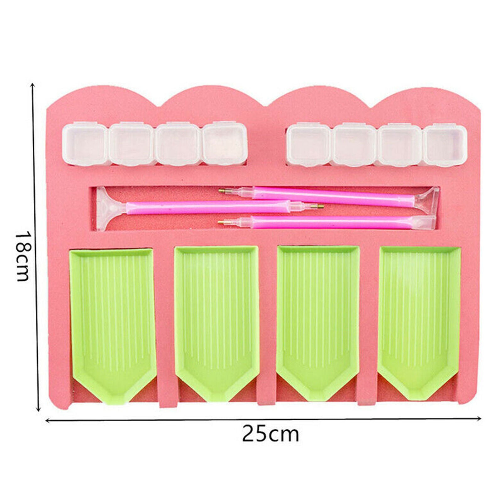 4 Grid Tool Accessory Box Tray For 5D Diamond Painting DIY Diamond Embroidery
