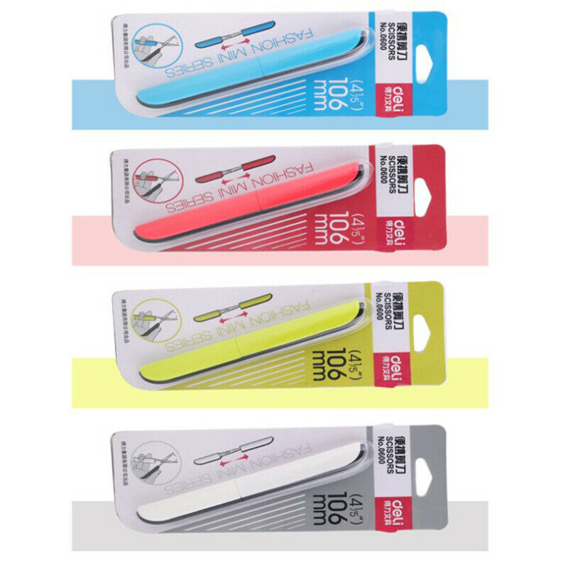 Portable Safe Scissors Paper Cutting DIY Art Office School Supply Pen Modelin Pb