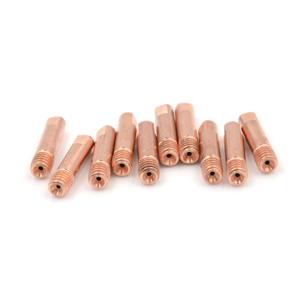 10x 1.2-15AK MIG/MAG M6 Weld Torch Welder Contact Tips Holder Gas Nozzle .l8