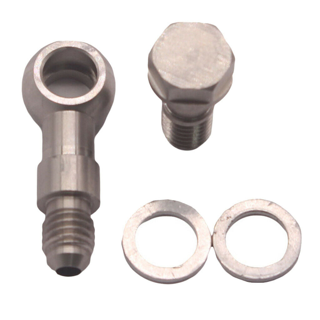 Turbo Banjo  Kit M10x1.5 Mm To 4AN +1.8mm Restrictor Oil Feed For TD04