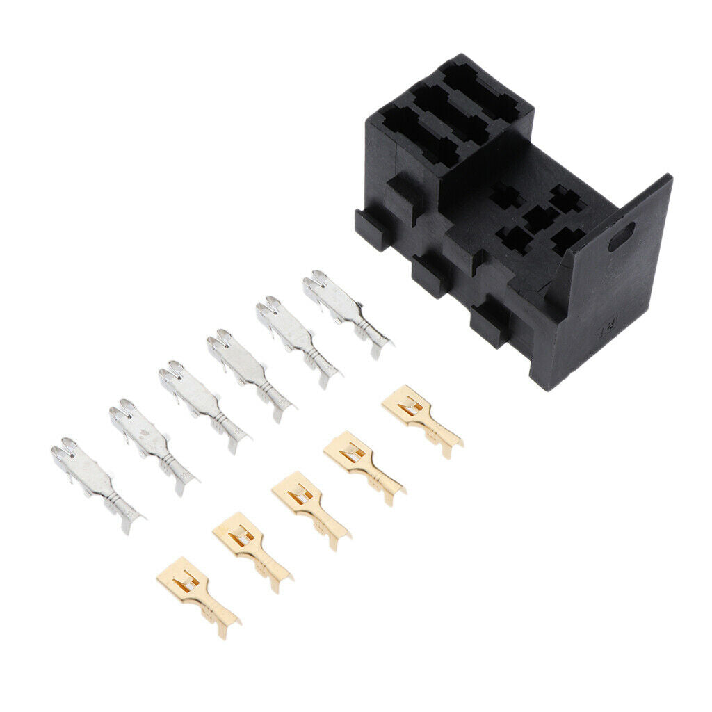 3 Way 12V  25A Automotive Relay Socket Holder
