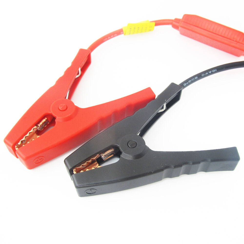 1x Emergency Car Battery Clip 200A 10AWG cables EC5 Plug 4IC Power Battery Clips