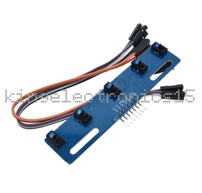 Tcrt5000 5 Channel Infrared Reflective Sensor Kit Barrier Line Track Module