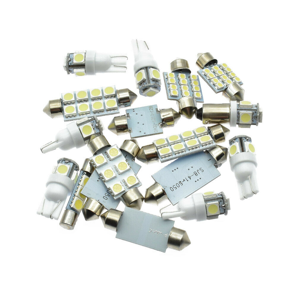 17pcs White Car Interior LED Light Kit Dome Lamp Light For Volvo V70 XC70 02-07