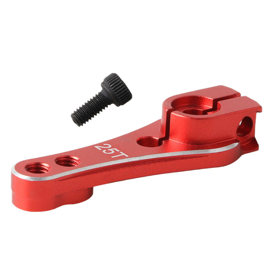 Upgrade Alloy 25T Steering Servo Arm Horn 2Pcs for s 4 1:10 RC Toys
