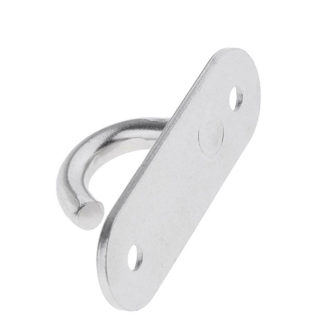 5pcs M5 Wall Hook Hanger Stainless Steel Pad Eye Plate for Yoga Swing Boat