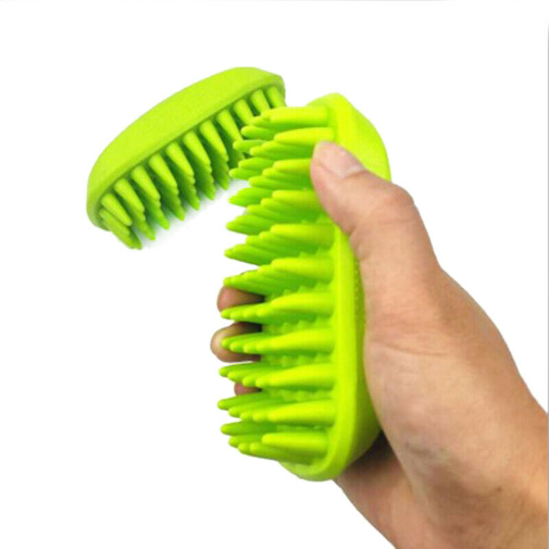Pet Bath Brush Rubber Comb Hair Removal Brush Pet Hair Care ToolBDAU
