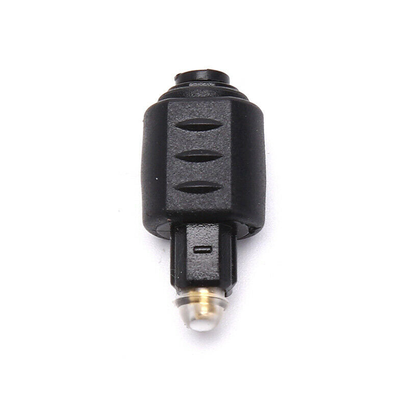 Mini Optical Audio Adapter 3.5MM Female Jack To Digital Male Plug for Amp.l8