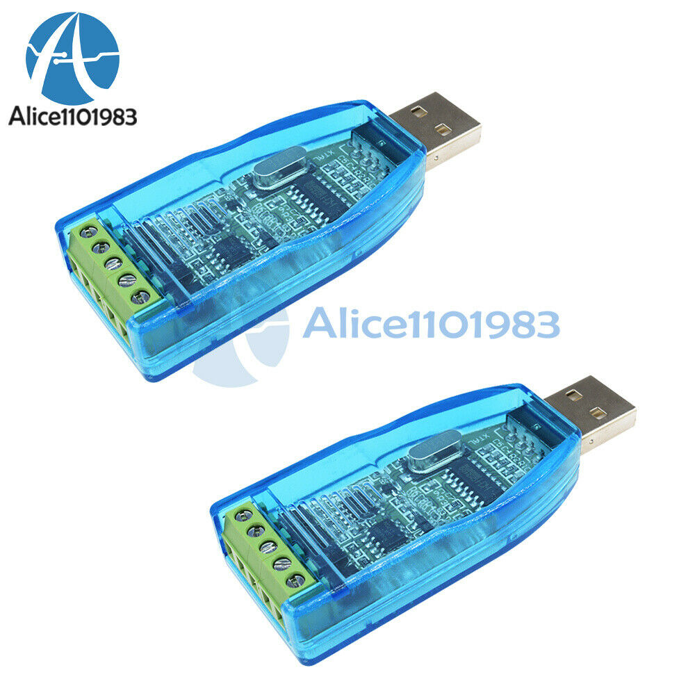 2PCS Industrial USB To RS485/422 CH340 Converter Upgrade Protection RS485