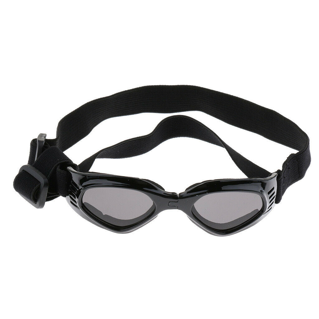 2 Pieces Folding Dog Goggles Eye Wear Protection Waterproof Pet Sunglasses for