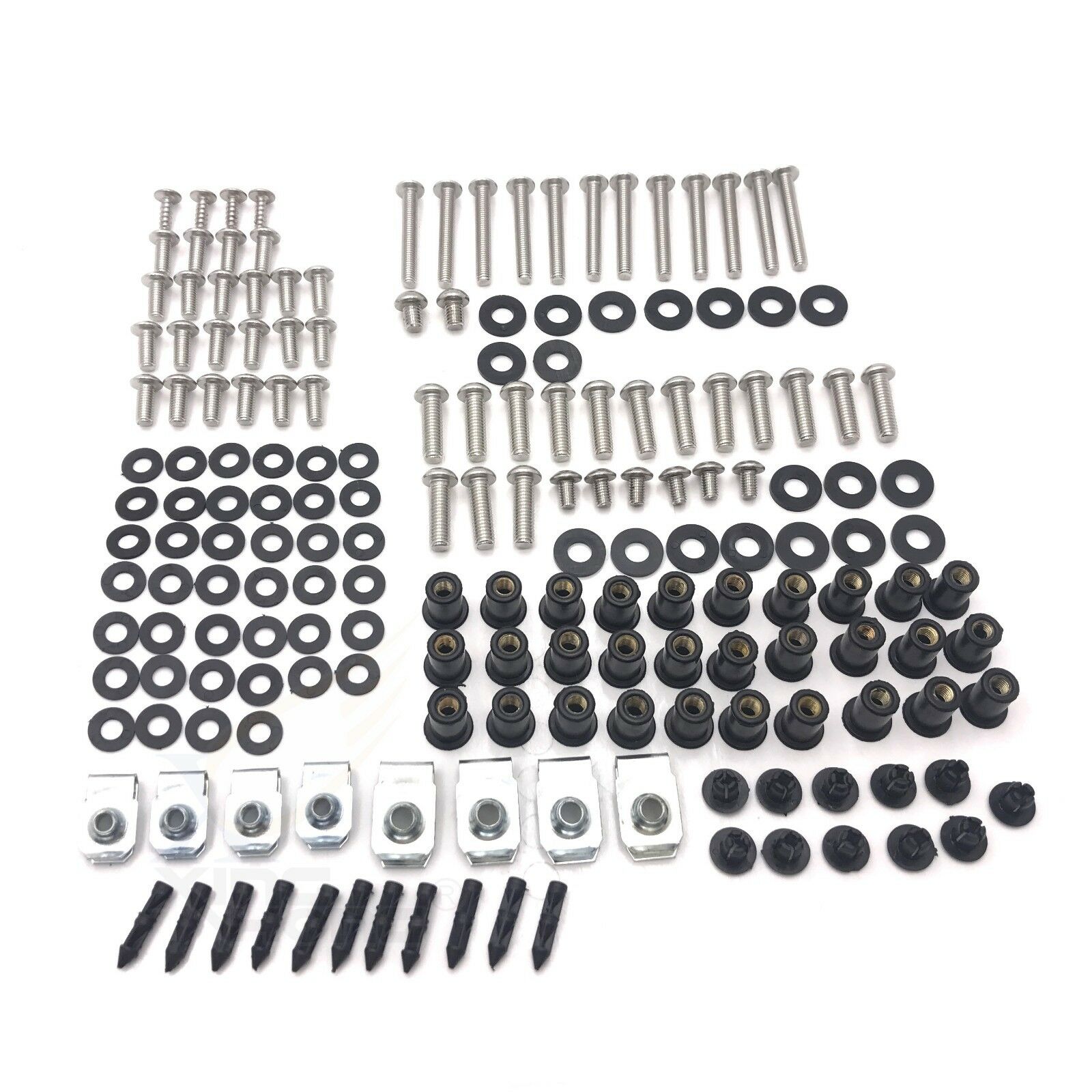 For KAWASAKI Ninja ZX6R ZX-6R 2007-2008 Complete Fairing Bolts Body Screws Kit