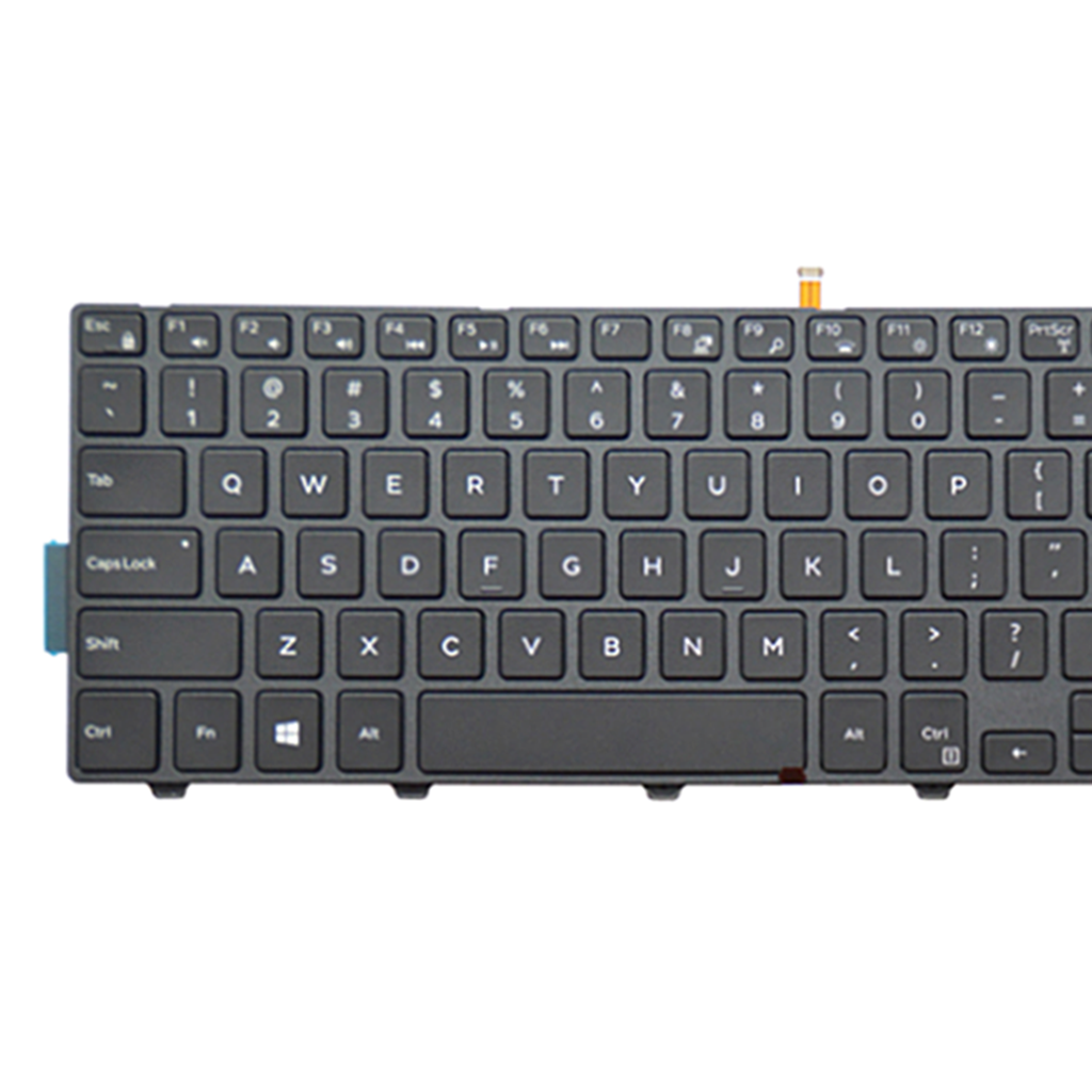 Notebook Keyboard w/ Frame for Inspiron 15-5000 5547 5542 Black US Layout