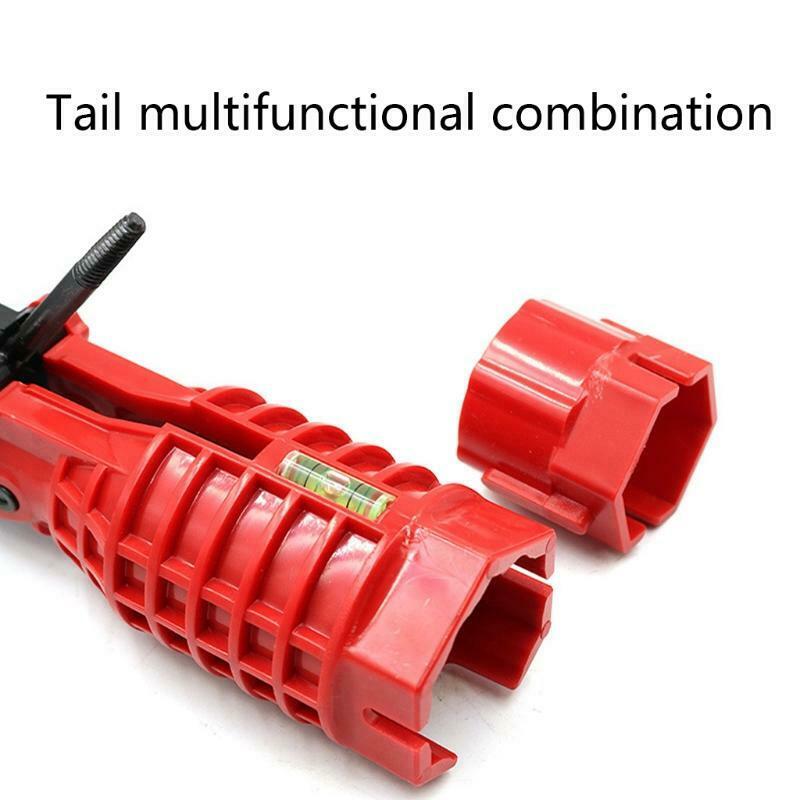 18in1 Foldable Water Pipe Wrench Double End Basin Bottom Pliers Sleeve Bathroom