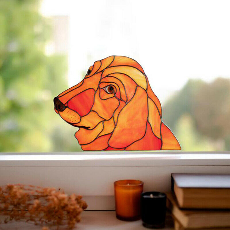 Funny Dog Wall Stickers Household Wall Windows Glass Decoration Animal St.l8