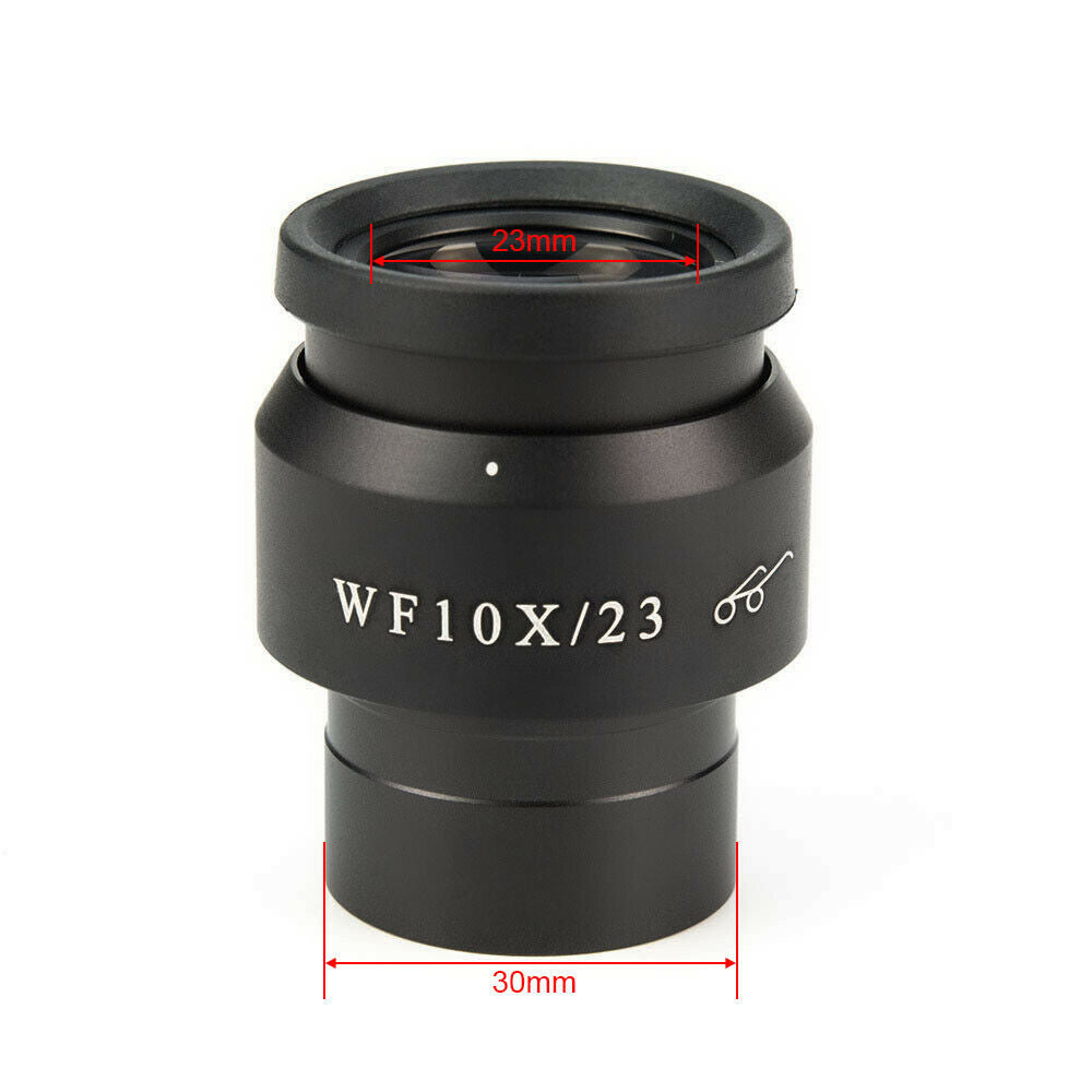 2pcs Stereo Microscope WF10X 23mm Φ30mm Wide Angle Eyepiece Diopter Adjustable