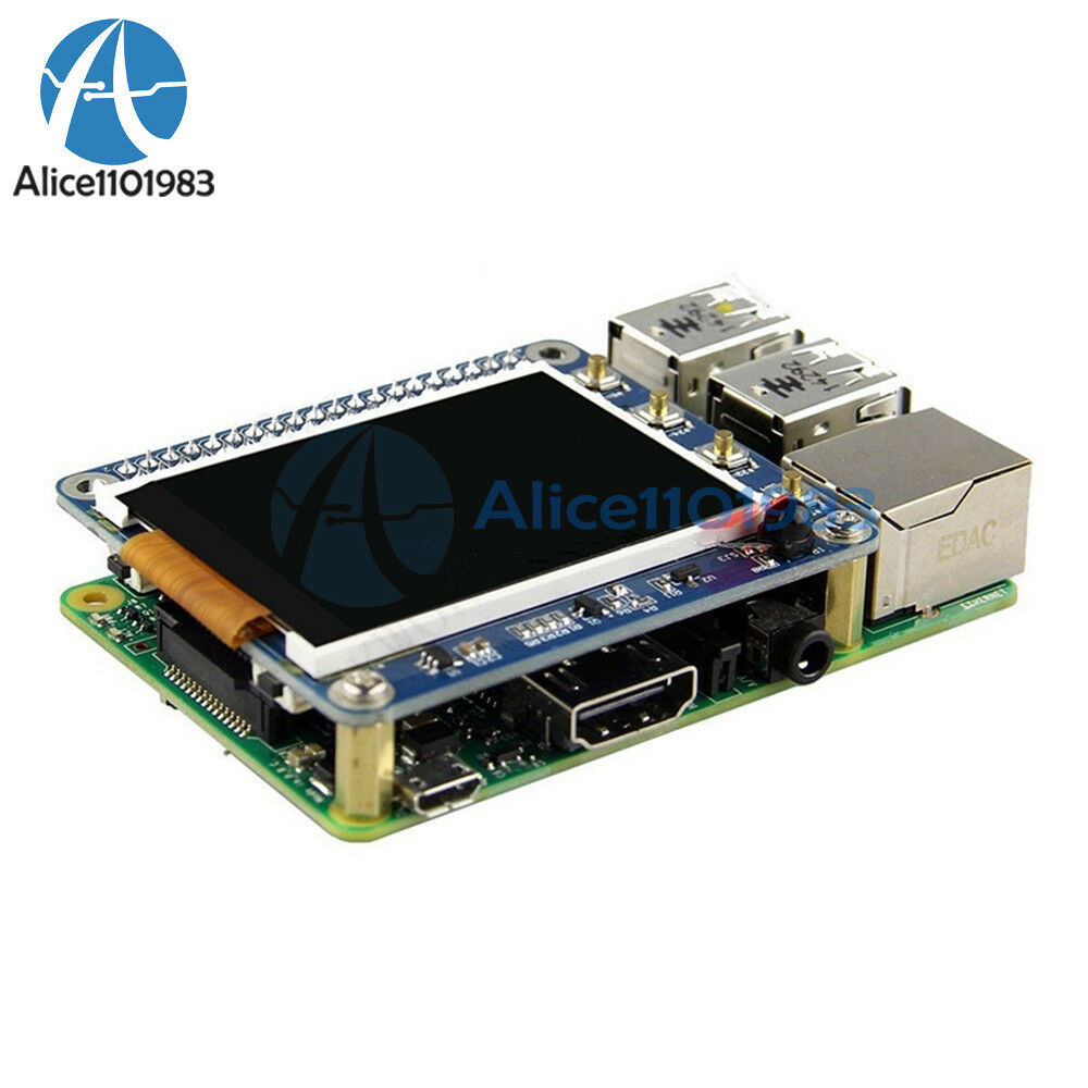Raspberry Pi 2 3 3B/2B/B+ 2.2"TFT Screen LCD Display HAT w/Buttons IR Sensor