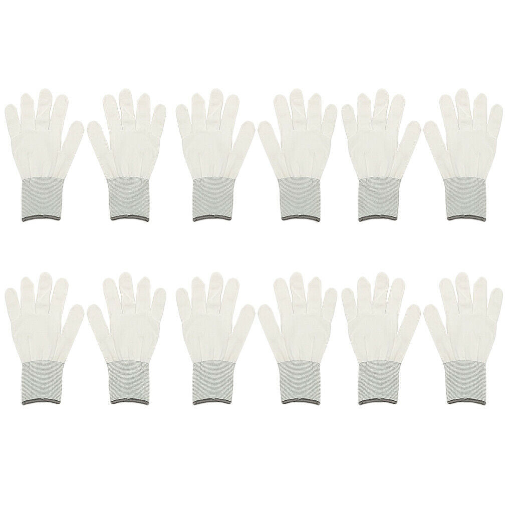 Car Repair & Maintenance Equipments - 6 Pairs Cotton Wrapping Gloves Dedicate