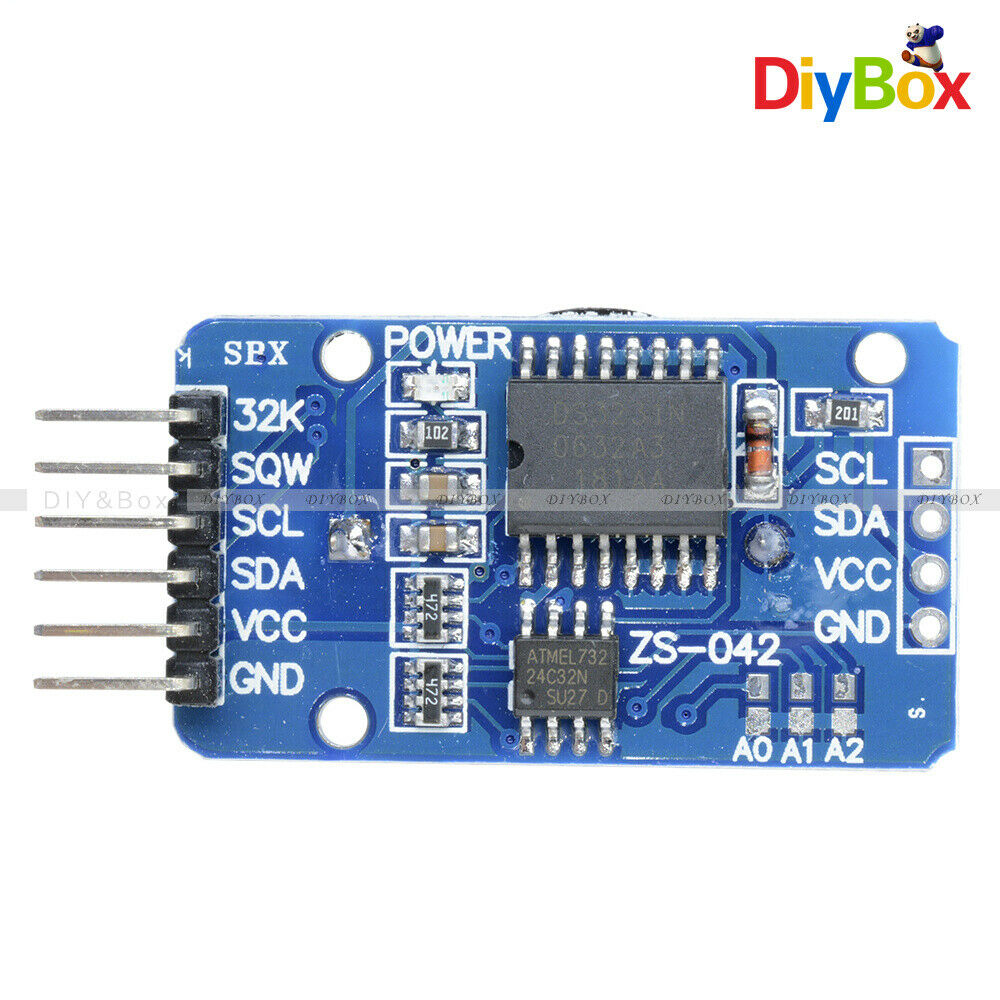 10PCS DS3231 AT24C32 IIC Precision Real Time Clock RTC Memory Module for Arduino