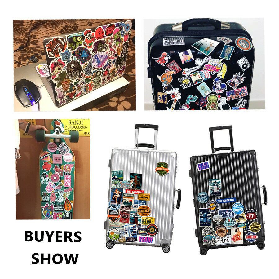 50 pcs Outdoor Notebook Bumper Stickers Luggage Car Styling WaterProof Decals
