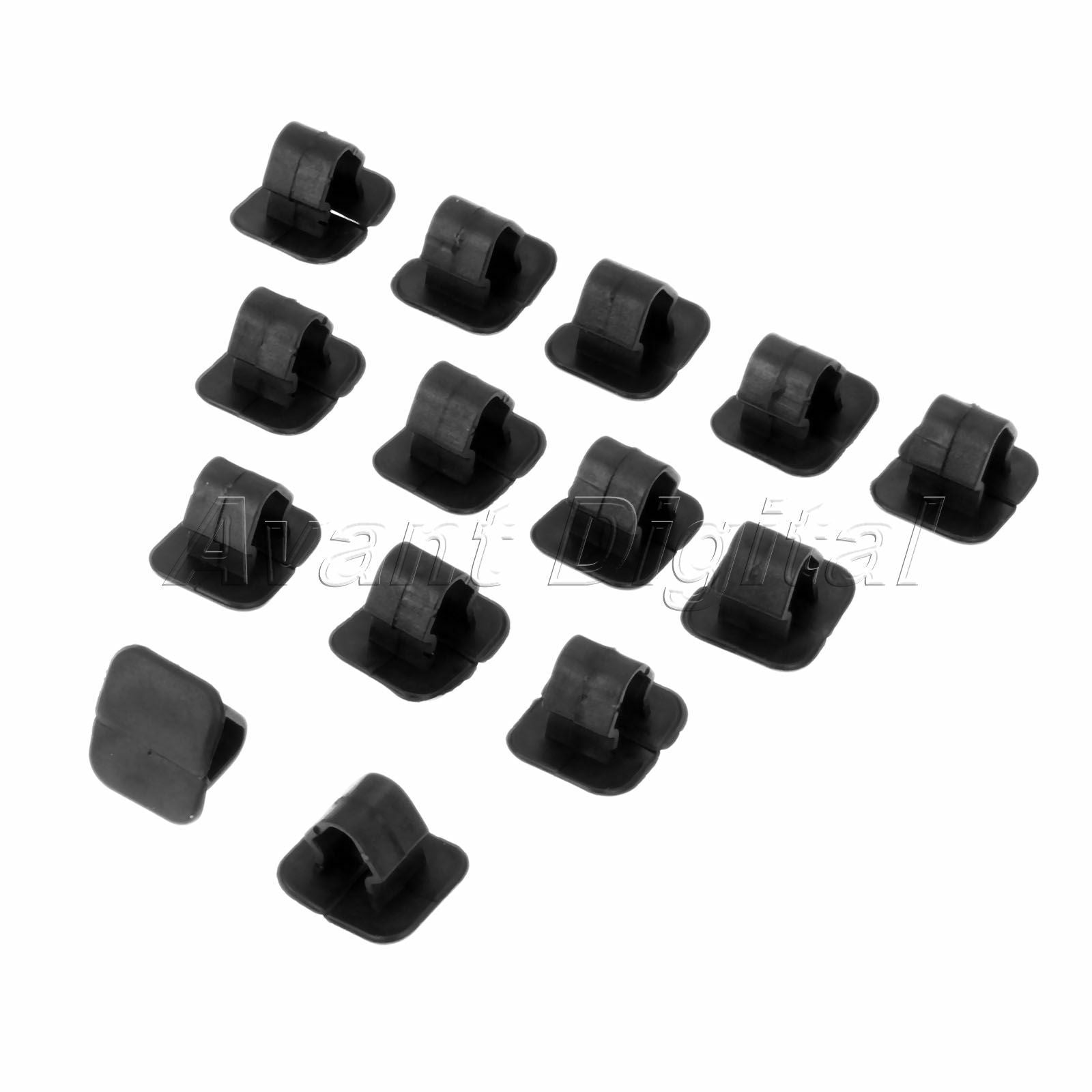 50PC Car Hood Cotton insulation lining Clips Fasteners Auto Plastic Clamp