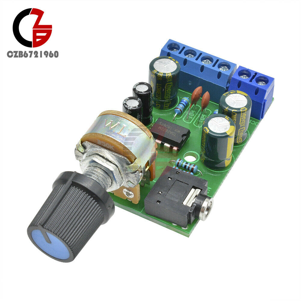 Portable DC 1.8-12V TDA2822M Amplifier 2.0 Channel Stereo Audio Amp Board Module