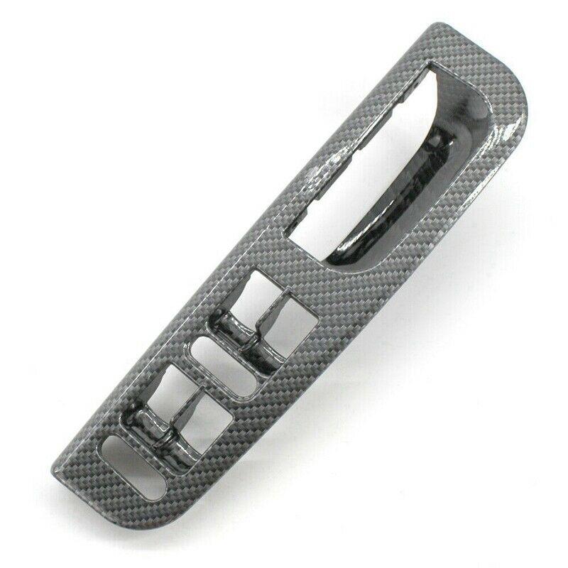 Carbon Fiber Pattern Door Window Switch Control Panel Bezel for Passat Golf taA4