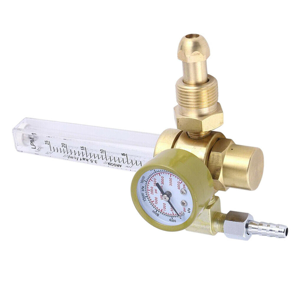 Professional CO2 TIG/MIG Full Copper Flow Meter Regulator Gas Weld CGA-580