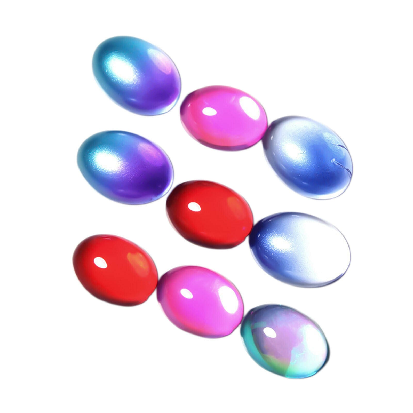 50Pcs Cabochon Flatback Glass Dome DIY Embellishment Jewelry Making Supplies
